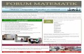 FORUM MATEMATIK - science.utm.myscience.utm.my/mathematics/files/2016/02/fm14.09.pdfPembentangan Poster Terbaik Wan Hamiza binti Wan Abdul Hamid & Dr Zarina Mohd Khalid & Dr Norzieha