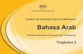 KSSM BAHASA ARAB TINGKATAN 3 - malaysian-ghost … · dilaksanakan di sekolah sebagai usaha kerajaan untuk menggalakkan pembelajaran bahasa tambahan selain bahasa Inggeris seperti