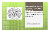 Keaslian Sanad Pengajian Al-Quran - ustazrahim.net · diberikan perhatian yang sewajarnya dalam kajian ilmu-ilmu Islam. Keilmuan Islam mempunyai konsep yang tersendiri berdasarkan