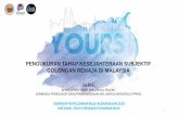 PENGUKURAN TAHAP KESEJAHTERAAN SUBJEKTIF …familyrepository.lppkn.gov.my/744/1/Mengukur Tahap Kesejahteraan... · beberapa modul soalan selidik Kajian Penduduk dan Keluarga Malaysia