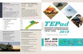 Tepat dan Pintar, Hasil Lestari - kccci.org.my Brosur TEPad 2019.pdf · dalam usaha untuk mengatasi cabaran yang dihadapi dalam teknologi pertanian tepat padi negara. • Meningkatkan