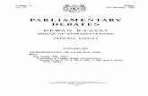 PARLIAMENTARY DEBATES - parlimen.gov.my · MALAYSIA DEWAN RA'AYAT (HOUSE OF REPRESENTATIVES) Official Report Fifth Session of the First Dewan Ra'ayat Friday, 3rd January, 1964 The