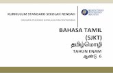 BAHASA TAMIL (SJKT) - gurubesar.my · bahasa tamil (sjkt) ¾Á¢ú¦Á¡Æ¢ kurikulum standard sekolah rendah dokumen standard kurikulum dan pentaksiran tahun enam ¬ñÎ 6 ¬ñÎ