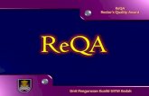 ReQA Rector’s Quality Award ReQA - kedah.uitm.edu.my · 3.3.5 Pengukuran Analisis & Pengurusan Pengetahuan terbaik = RM 300.00 3.3.6 Pembangunan Sumber terbaik = RM 300.00 ... Situasi