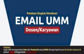 panduan email umm new Email UMM.pdfSIM Kepegawaian Universitas Muhammadiyah Malang Data Bethasil dan On.bah