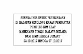 DI HADAPAN Y - Official Website of Malacca Barmalaccabar.org/wp-content/uploads/2016/11/23-27... · 3 KES-KES DI HADAPAN PUAN LEE KIM KEAT PADA 23 OKT 2017 (ISNIN) 9:00 PAGI DI MAHKAMAH