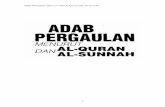Adab Pergaulan Menurut Dalil Al-Quran Dan Al-Sunnah · Universiti Kebangsaan Malaysia ... tidak mahu memahami adab di dalam pergaulan atau hubungan sesama manusia sama ada soal memberi