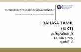 KURIKULUM STANDARD SEKOLAH RENDAH · 2019-05-29 · tahun lima ¬ñÎ 5 ¬ñÎ 5 dokumen standard kurikulum dan pentaksiran modul teras asas bahasa tamil (sjkt) ¾Á¢ú¦Á¡Æ¢