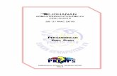 Pertandingan Ping Pong - Gemaputera Perlis 2018 · Persekutuan Ping Pong Antarabangsa (“ITTF”) dan Persatuan Ping Pong Malaysia (“TTAM ... permainan‐ yang berlainan and warm