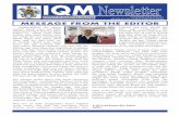 IQM newsletter jan_june2014.pdf · berkenaan dengan menyediakan kertas kerja dan bentangkan di seminar, konferen atau workshop yang dikendalikan oleh IQM. Dengan ini pembelajaran