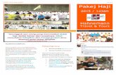 Pakej Haji - hahnemanntravel.com.sg · PAKEJ HAJI 2015 / 1436H Issue # JEMAAH Pakej Haji 2015 / 1436H Hahnemann Travel & Tours ² HAHNEMANN FAMILY IN THIS ISSUE Assalammualaikum,