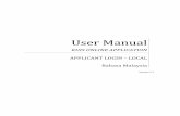 User Manual - eadmission.kuis.edu.myeadmission.kuis.edu.my/manual/cara-memohon_v2.pdf · Permohonan Dalam Talian KUIS: Panduan untuk login pemohon ( Pemohon Malaysia ) 1.0 BERMULA