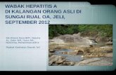 WABAK HEPATITIS A DI KALANGAN ORANG ASLI DI SUNGAI …jknkelantan.moh.gov.my/v3/uploads/PDdownloads/pembentangan_08__wabak... · Penyakit bawaaan air atau makanan seperti hepatitis