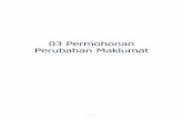 03 Permohonan Perubahan Maklumat - ecos.st.gov.my Ver 2/PDF/03 Permohonan... · 3 / 14 MANUAL PENGGUNA PERMOHONAN PERUBAHAN MAKLUMAT (PELESENAN) (PEMOHON AWAM) Created with the Personal