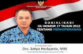 Disampaikan Oleh : Drs. Setyo Heriyanto, MM filekedaulatan politik dan ekonomi Indonesia melalui pengelolaan sumber daya ekonomi 4 . Lanjutan... • Pengembangan dan pemberdayaan Koperasi