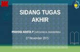 SIDANG TUGAS AKHIR - digilib.its.ac.iddigilib.its.ac.id/public/ITS-paper-41108-2111100116-presentasi.pdfCalibration of Response-Type Road Roughness Measurement System (Gillespie et