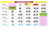 JANUARY 2018 - muslimcambodiablog.files.wordpress.com · JANUARY 2018 Rabiulawal - Rabiulakhir (1439) 星 期 日 Sun. AHAD Rabiulakhir 20 7 Rabiulakhir 27 Jamadilawal 4 YDPB Negeri