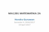 MA1201 MATEMATIKA 2A - … file15.1 PERSAMAAN DIFERENSIAL LINEAR ORDE 2, HOMOGEN MA1201 MATEMATIKA 2A 4/23/2014 (c) Hendra Gunawan 4 Menentukan solusi umum dan solusi khusus persamaan
