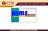 SISTEM MAKLUMAT AKADEMIK AIMS2000 - registrar.utm.myregistrar.utm.my/hcd/files/2013/01/Nota-Kursus-Aims.pdf · peribadi PENDAHULUAN. Sistem yang baru ini dinamakan Sistem Maklumat