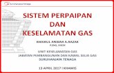 SISTEM PERPAIPAN DAN KESELAMATAN GAS - st.gov.my Perpaipan... · sistem perpaipan dan keselamatan gas 13 april 2017 l khamis khairul anwar a.razak p.eng, miem unit keselamatan gas