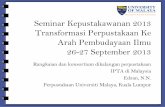 Seminar Kepustakawanan 2013 Transformasi Perpustakaan Ke ... · proposal has not been approved yet, CCD succeeded in negotiating for subscription of online databases and was able