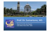 Prof. Dr. Sumartono, MS - pilrek2014.ub.ac.idpilrek2014.ub.ac.id/wp-content/uploads/2014/02/Sumartono.pdf · jabatan guru besar, akreditasi internasional dan revitalisasi peran senat).