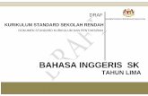 BAHASA INGGERIS SK - phriscilla.weebly.com · kementerian pendidikan malaysia bahasa inggeris sk kurikulum standard sekolah rendah dokumen standard kurikulum dan pentaksiran draf