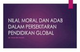 NILAI, MORAL DAN ADAB DALAM PERSEKITARAN PENDIDIKAN … Moral dan Adab Dalam...Pendidikan di Malaysia adalah suatu usaha berterusan ke arah lebih memperkembangkan potensi individu