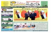 1440 21 EDISI SABTU / PERCUMA Brunei - China bincang ... Dokumen/2019/APRIL/pelitabrunei_270419.pdf · Baginda Sultan dan Yang Di-Pertuan Negara Brunei Darussalam ke Majlis Perasmian