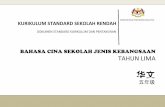 DOKUMEN STANDARD KURIKULUM DAN PENTAKSIRAN · bahasa cina sekolah jenis kebangsaan tahun lima kementerian pendidikan malaysia 华文 kurikulum standard sekolah rendah dokumen standard