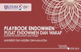 PLAYBOOK ENDOWMEN PUSAT ENDOWMEN DAN WAKAF - …wakaf.uthm.edu.my/images/endowmen/Playbook-Endowmen-Small.pdf · Universiti Tun Hussein Onn Malaysia (UTHM) adalah gabungan daripada