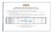 muftiwp.gov.my · waktu solat bagi wilayah persekutuan kuala lumpur & putrajaya bagi tahun 2017 februari 2017 syuruk 7.26 pg 7.27 7.27 7.27 7.27 zohor 1.30 tgh