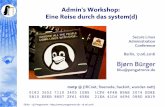 Admin's Workshop: Eine Reise durch das system(d) · Slide 1 - © Pengutronix - - 16.06.2016 Admin's Workshop: Eine Reise durch das system(d) Secure Linux Administration Conference