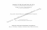 Muhammad The Last Prophet pbuh - abulhasanalinadwi.org The Last Prophet... · Muhammad (pbuh) is the source of light from whom the Muslims should take guidance. They should emulate