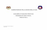 DOKUMEN STANDARD PRESTASI PENDIDIKAN SENI VISUAL … · DSP Pendidikan Seni Visual Tingkatan 1 15 Mac 2012 2 FALSAFAH PENDIDIKAN KEBANGSAAN “Pendidikan di Malaysia adalah satu usaha