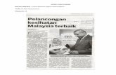 ARTIKEL SURATKHABAR Nama Suratkhabar : Utusan Malaysia ...myrepositori.pnm.gov.my/bitstream/.../PelanconganKesihatanMsiaTerbaik.pdf · Swasta Malaysia, Datuk Dr. Jacob Thomas mengenai