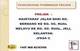PROJEK - epsmg.jkr.gov.myepsmg.jkr.gov.my/images/5/55/PLL_Jalan_Kampung_Berdang.pdf · KESEDAR Kerajaan Malaysia di bawah Rancangan Malaysia Ke-9 (RMK9) bercadang untuk membina dan
