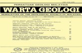 PERSATUAN GEOLOGI MALAYSIA - Publications of the ... · Abdul Aziz Hussin, Jabatan Kejuruteraan Petrolewa, Uni 'Versi ti Teknoloji MalaYSia, Kua~a Lumpur. Tan Boon Kong, Jabatan Geologi,