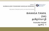 TAHUN ENAM ¬ñÎ 6 - SK SULTAN ABU BAKAR (1), Jalan Junid ... Bahasa Tamil SK Tahun 6.pdf · draf kurikulum standard sekolah rendah dokumen standard kurikulum dan pentaksiran bahasa