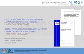 OCCUPATIONAL SAFETY AND HEALTH MANAGEMENT SYSTEM … · institut keselamatan dan kesihatan pekerjaan negara (niosh) kementerian sumber manusia occupational safety and health management