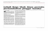 Lebuh Raya Shah Alam perintis pertumbuhan pinggir bandargamuda.com.my/wp-content/uploads/2015/12/71.pdf · Lebuh Raya Shah Alam perintis pertumbuhan pinggir bandar Pernangkin pembangunan,