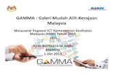 GAMMA : GaleriMudahAlihKerajaan Malaysia Teknikal ICT 2015/GAMMA.pdf · GAMMA : GaleriMudahAlihKerajaan Malaysia Mesyuarat Pegawai ICT Kementerian Kesihatan Malaysia (KKM) Tahun 2015