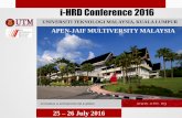 i-HRD Conference 2016 - razak.utm.myrazak.utm.my/i-hrd2016/wp-content/uploads/sites/238/2016/07/8-Malaysia.pdf · repair of motor vehicles and motorcycles H Pengangkutan dan penyimpanan