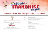 Jemputan NFX... · 2019-11-22 · Ucapan Aluan YBhg. Datuk Dr. Radzali Hassan Pengerusi Persatuan Francais Malaysia (MFA) Ucapan Perasmian oleh YB Datuk Seri Saifuddin Nasution Ismail