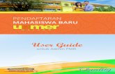 Guide untuk PMB Back untuk Universitas Merdeka Malangpmb.unmer.ac.id/back/uploads/UG/UG PMB Admin.pdf · Untuk Menghapus isian sebelum disimpan. 10. Daftar Untuk kembali ke tampilan