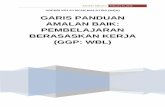 GARIS PANDUAN AMALAN BAIK: PEMBELAJARAN BERASASKAN … WBL malay.pdf · 1 Penafian Dokumen utama ditulis dalam Bahasa Inggeris dan diterjemahkan dalam Bahasa Melayu. Kedua-dua versi
