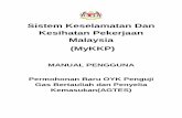 Sistem Keselamatan Dan Kesihatan Pekerjaan Malaysia …mykkpstg.dosh.gov.my/manual/UserManualPendaftaranAGT.pdfPELAKSANAAN TRANSFORMASI PROJEK PEMBANGUNAN SISTEM KESELAMATAN DAN KESIHATAN