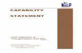 CAPABILITY STATEMENT · 2019-08-22 · Pendang, Kedah Client: PLUS Expressway Bhd Design of remedial measures to alleviate uneven surface settlement and depressions on road embankments
