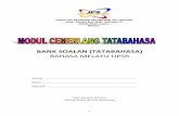 BAHASA MELAYU UPSR · 1 JABATAN PENDIDIKAN NEGERI SELANGOR Jalan Jambu Bol 4/3E, Seksyen 4, 40604 Shah Alam, Melayu BANK SOALAN (TATABAHASA) BAHASA MELAYU UPSR Nama : .....