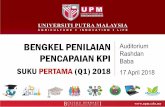 BENGKEL PENILAIAN PENCAPAIANreg.upm.edu.my/eISO/portal/kpi/kpi_upm/KPI UPM Q1 2018.pdf · 2018-04-18 · matlamat pelan strategik upm 2014-2020 . kpi upm 2017 34 kpi upm 2018 akademik